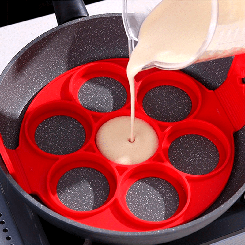 Baking Kitchen At Home - 1pc Silicone Pancake And Egg Molds,