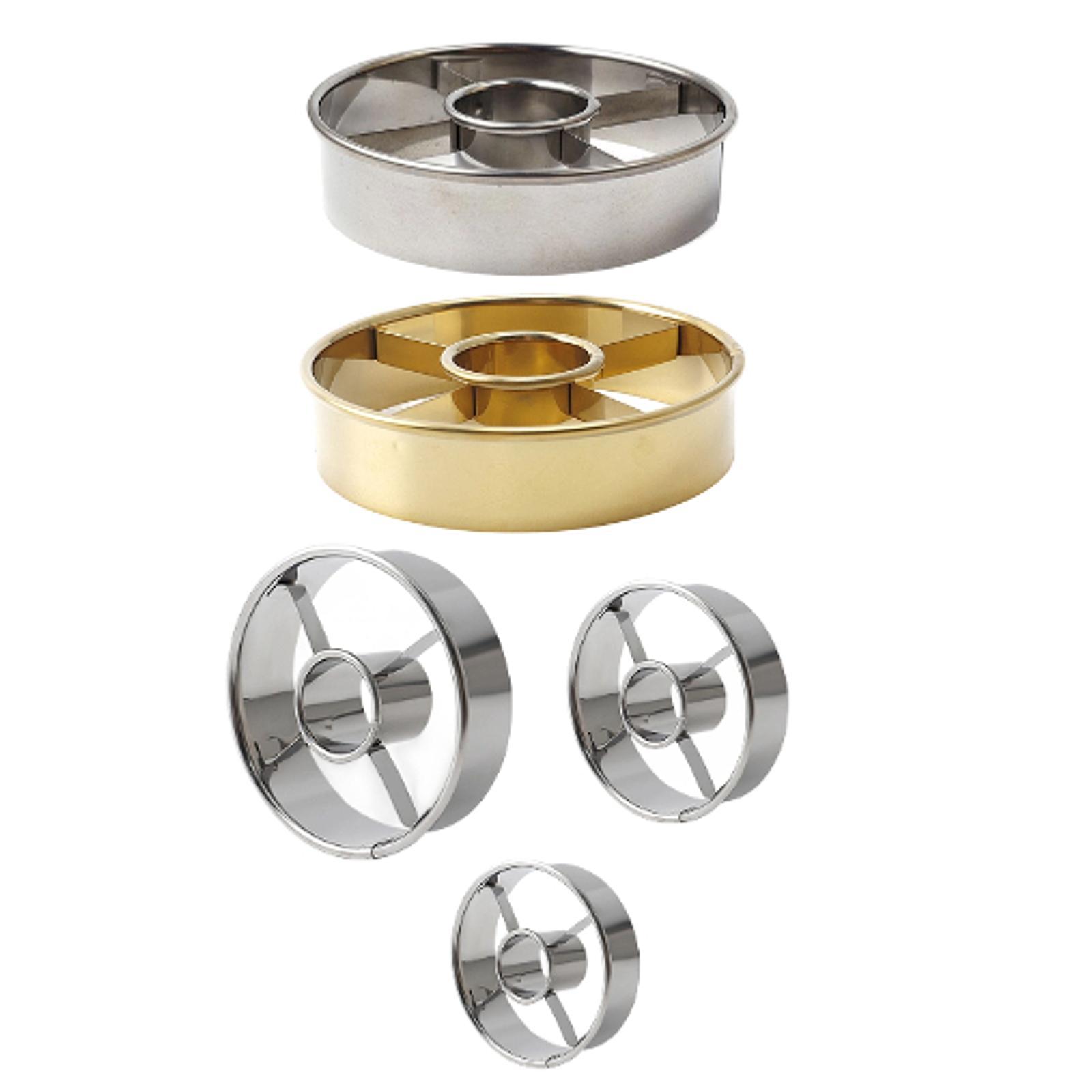 Baking Kitchen At Home - Donut Cut Durable Stainless Steel Round