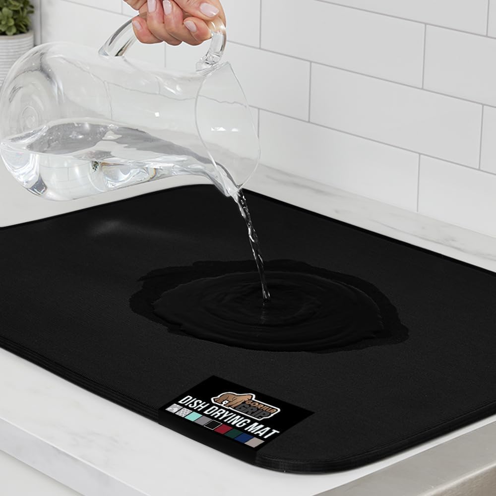 Kitchen Accessories For Baking - Super Absorbent Microfiber Drying Mat, Fast