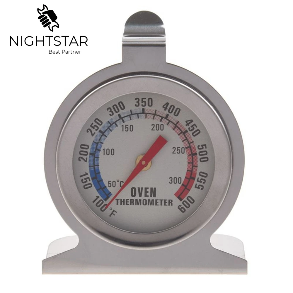 Oven Thermometer Analog - 50-300 Độ Cao Cấp Lớn Lò