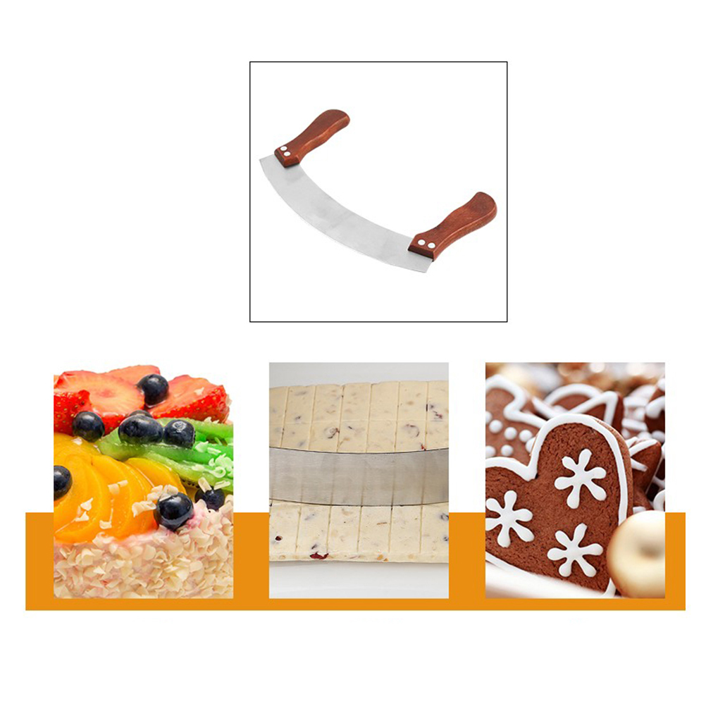 1pc Double Handle Nougat Cutte - đánh giá và giá Kitchen Accessories For Baking