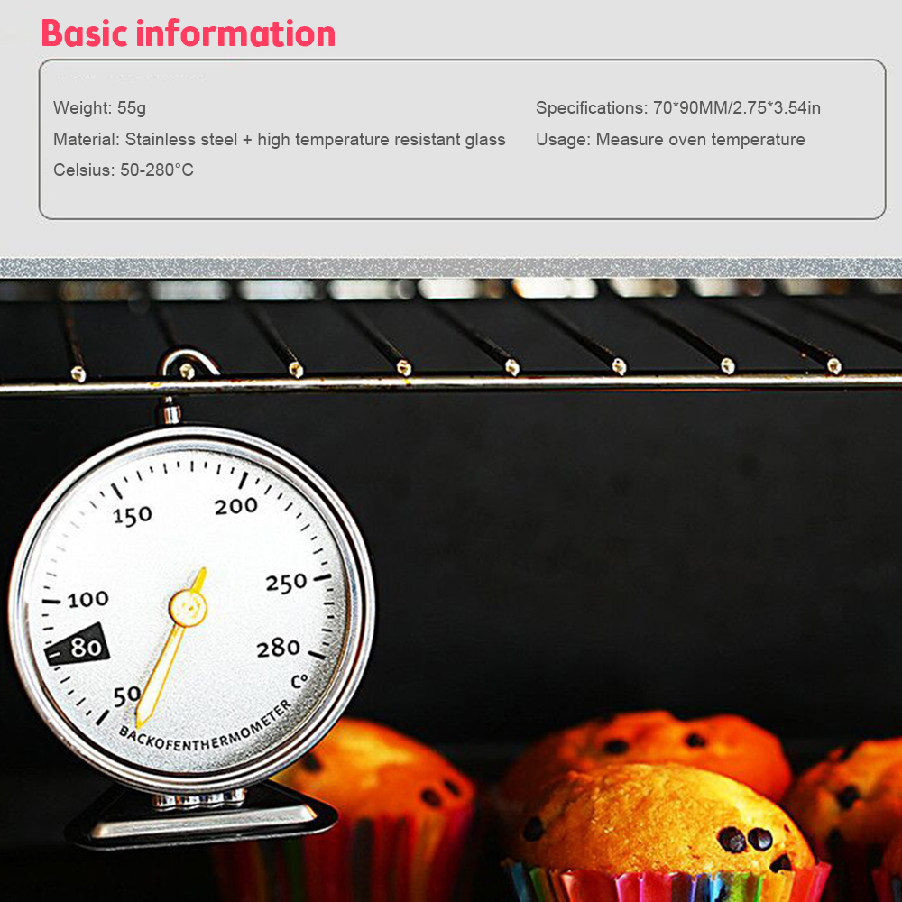 50-280 Celsius Oven Thermomete - đánh giá và giá Oven Thermometer Analog