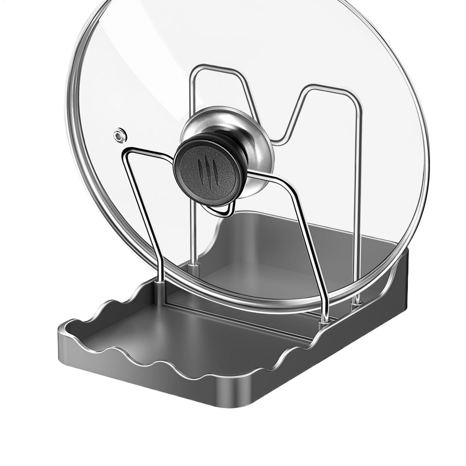 Pot Lid Holder Vertical Spoon  - đánh giá và giá Kitchen Baking Pantry