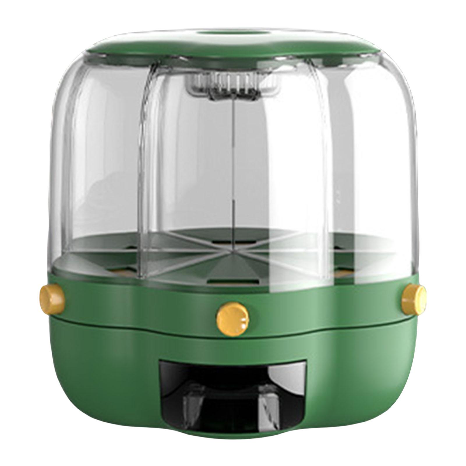 Rotating Cereal Dispenser Rice - đánh giá và giá Kitchen Baking Pantry