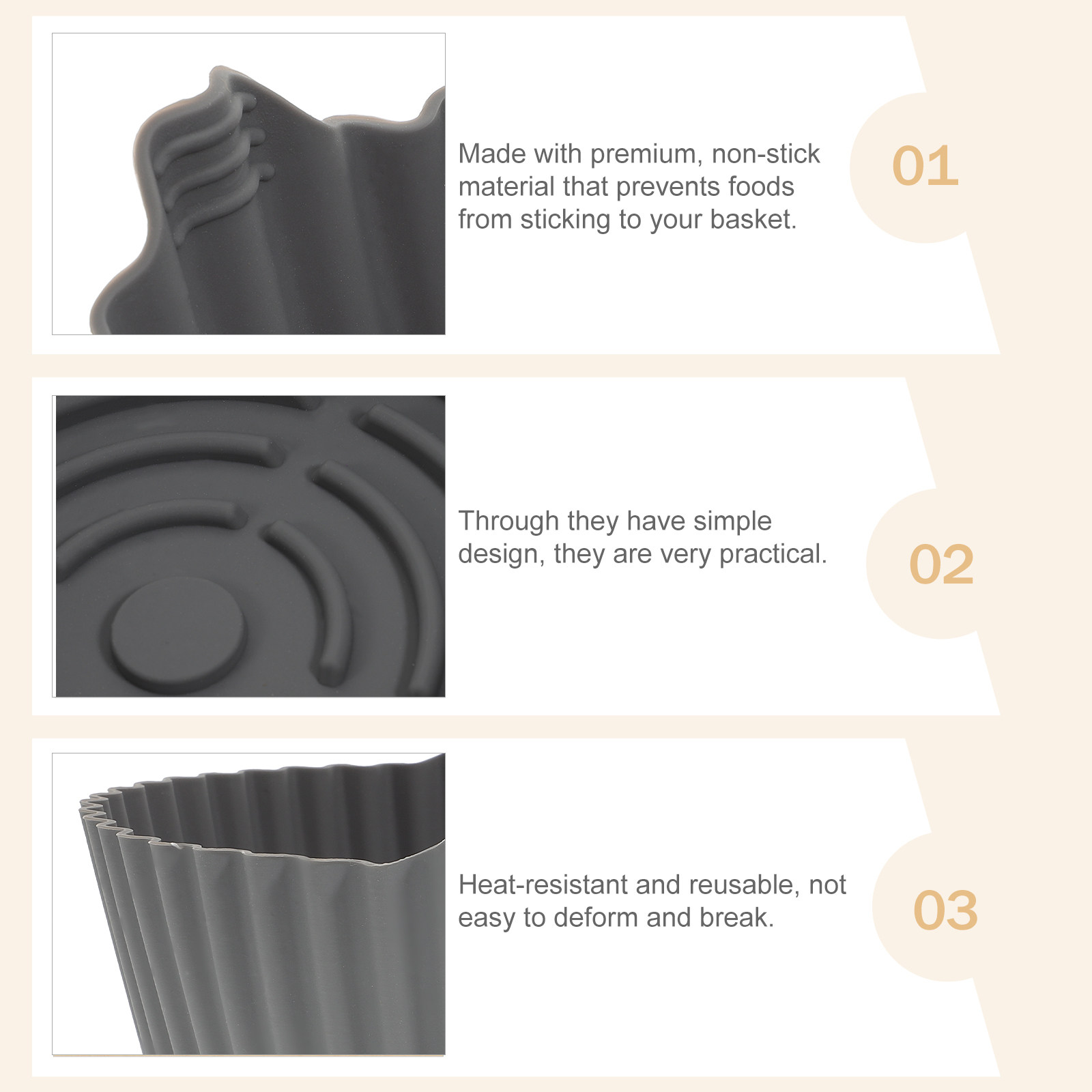 Reusable Silicone Air Fryer Ma - đánh giá và giá Kitchen Accessories For Baking