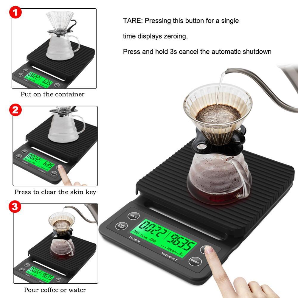 3kg/0.1g 5kg/0.1g Drip Coffee  - đánh giá và giá Kitchen Baking Timer
