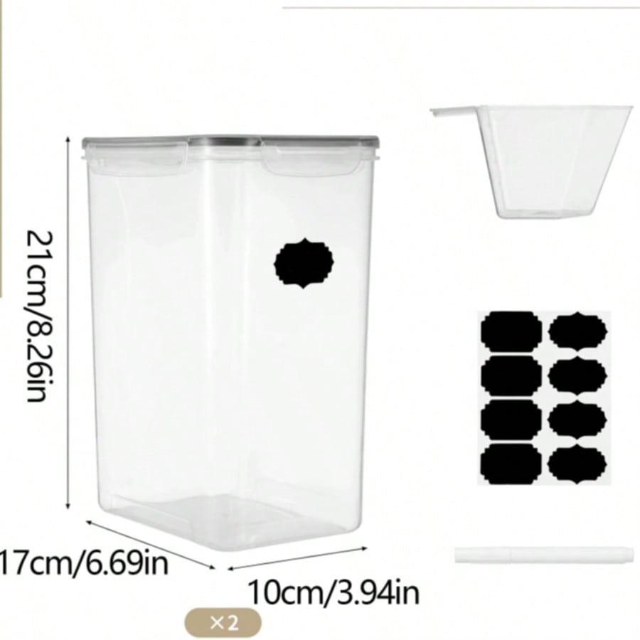 Extra Large Airtight Food Stor - đánh giá và giá Kitchen Baking Pantry