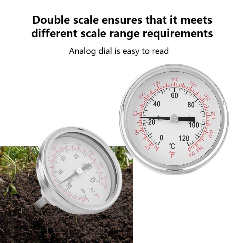 62mm 120℃ High Temperature Bim - đánh giá và giá Oven Thermometer Analog