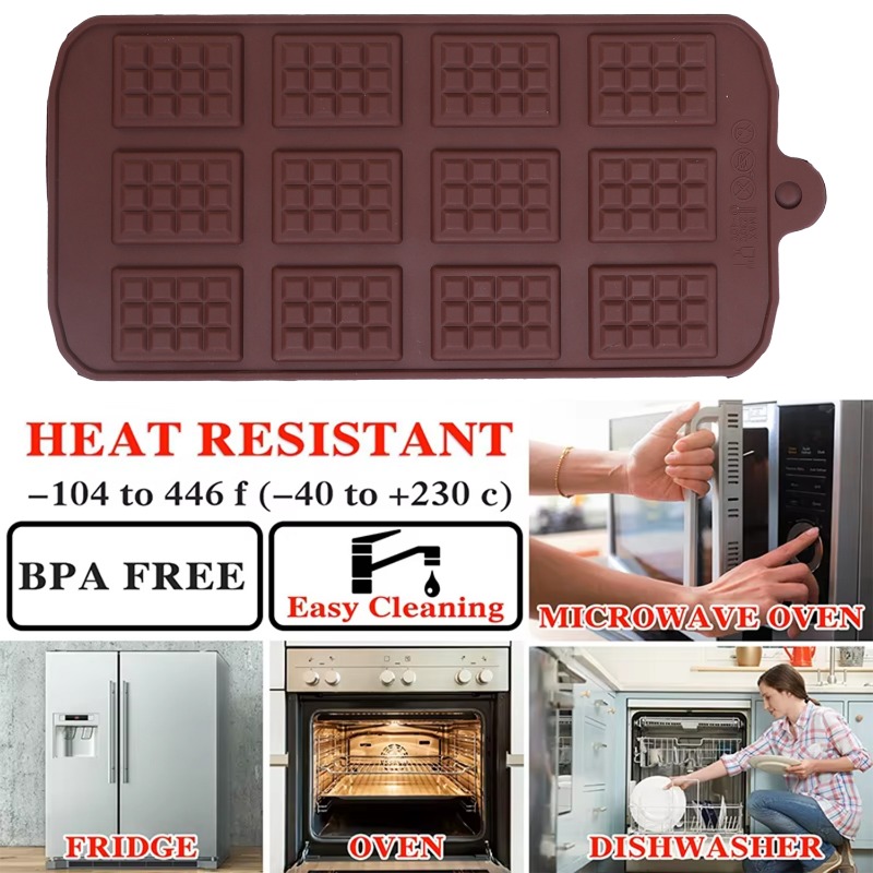Silicone Chocolate Mold 12 Eve - đánh giá và giá Kitchen Accessories For Baking