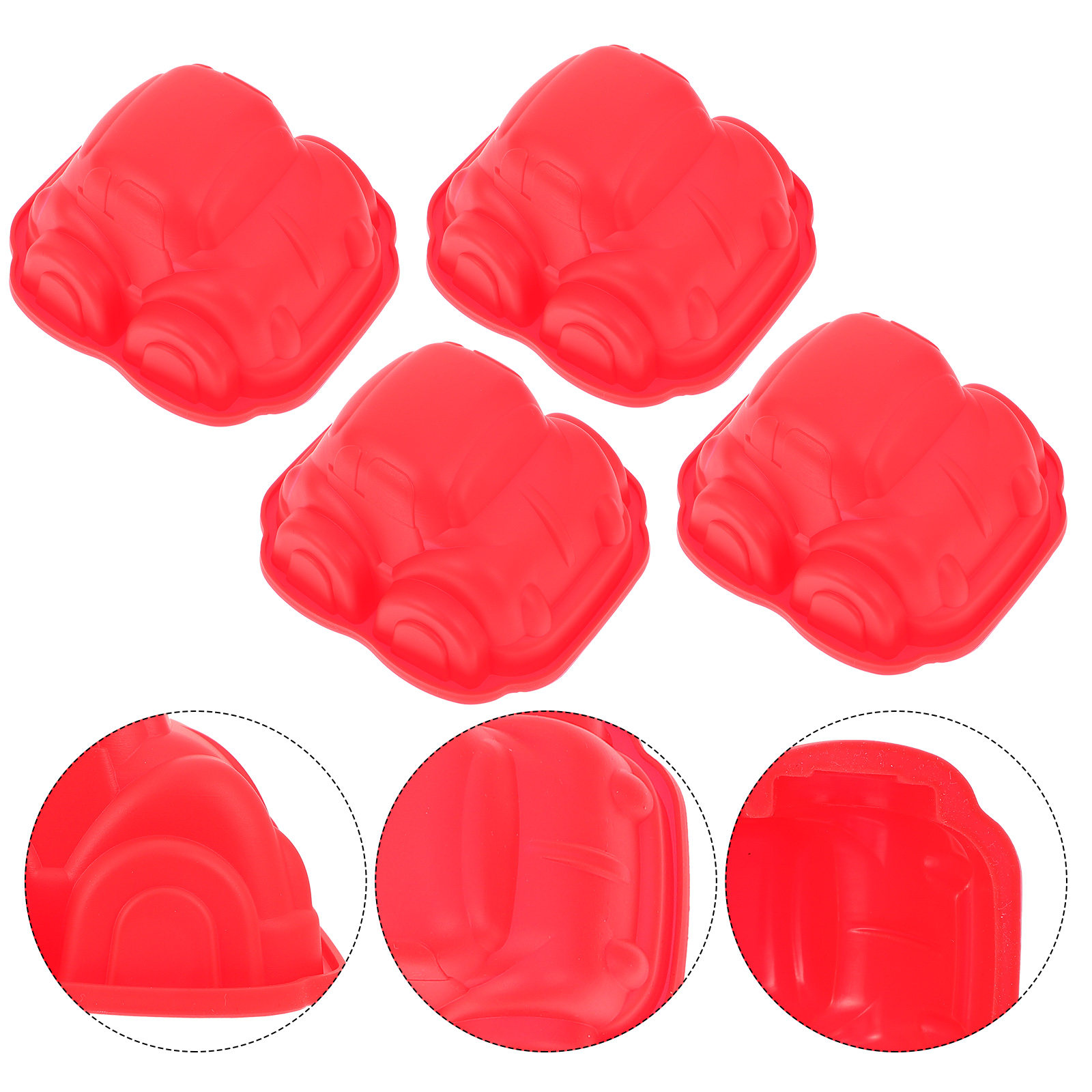 4Pcs Creative Car Design Bakin - đánh giá và giá Baking Kitchen At Home