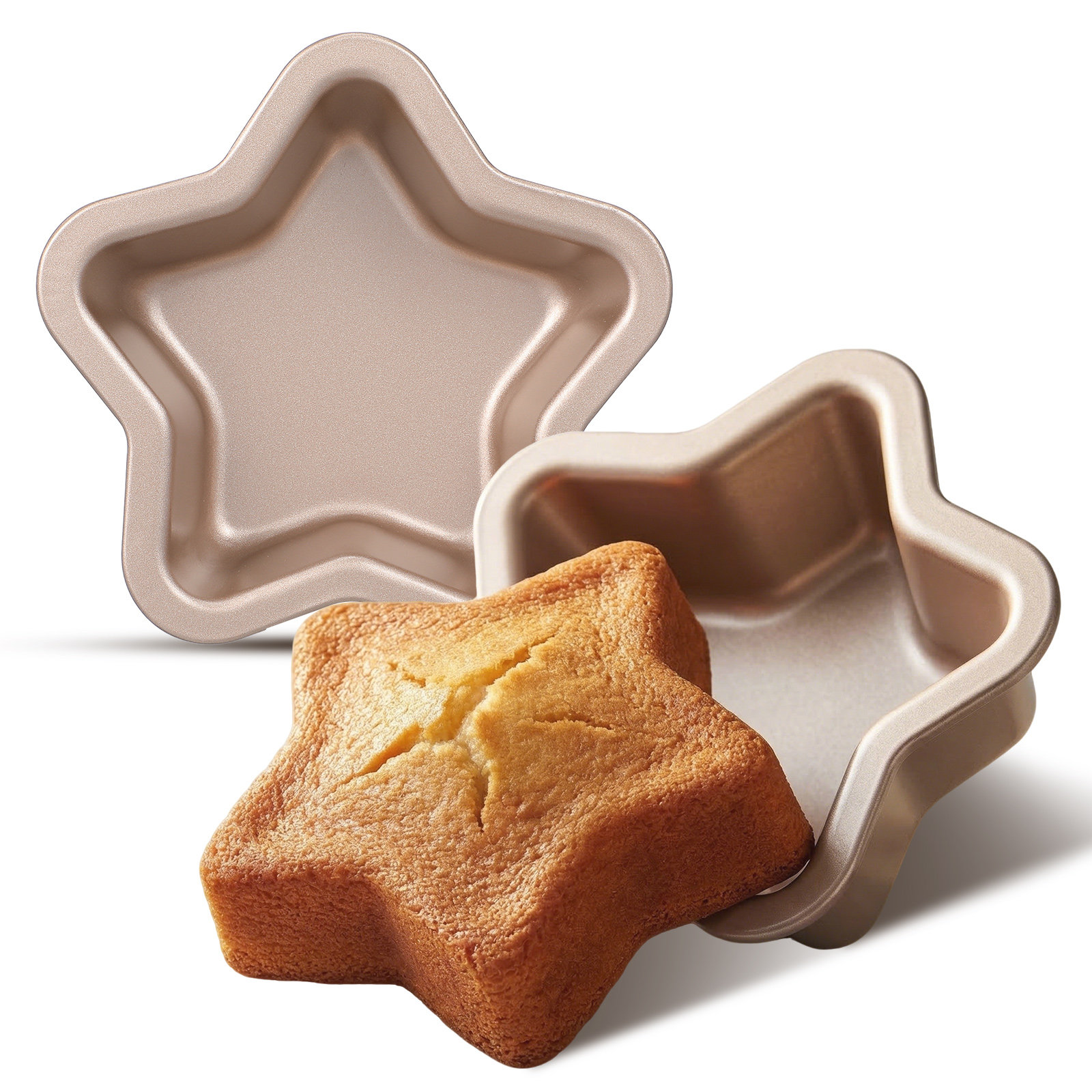 2Pcs Star Shaped Carbon Steel  - đánh giá và giá Baking Kitchen At Home