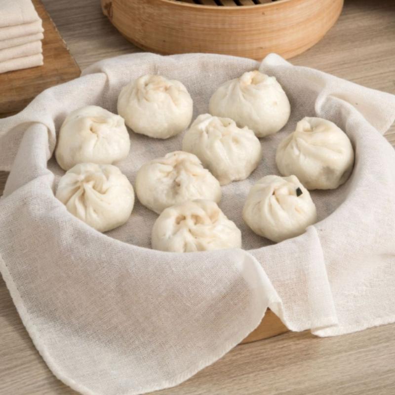 3Pcs Round Pure Cotton Steamer - đánh giá và giá Kitchen Accessories For Baking
