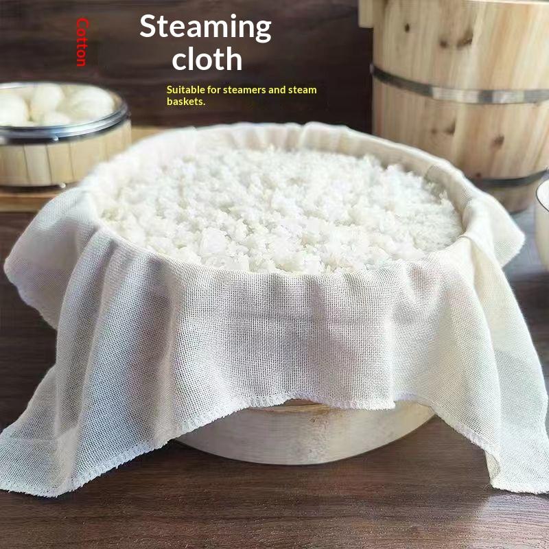 3Pcs Round Pure Cotton Steamer - đánh giá và giá Kitchen Accessories For Baking