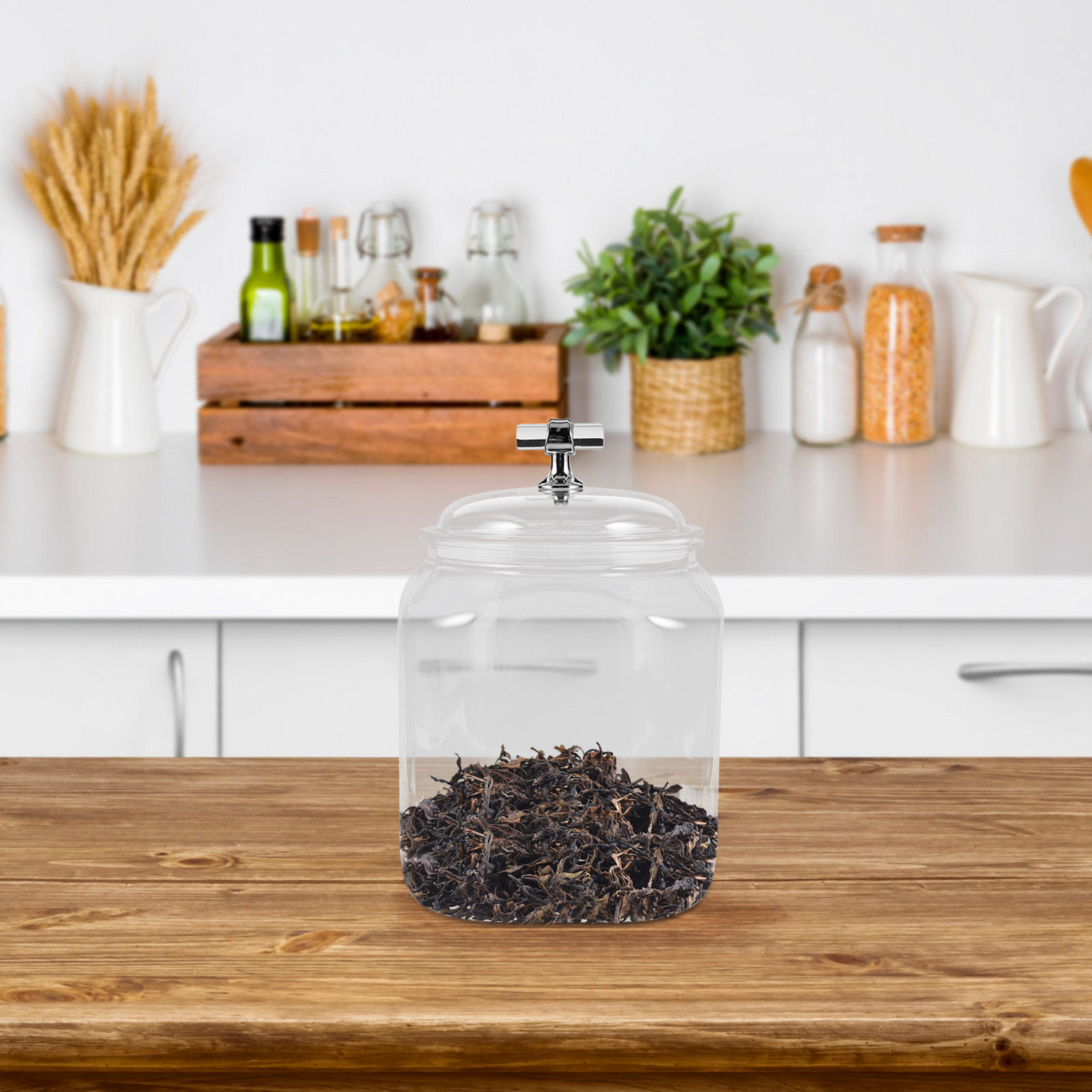 Large Airtight Clear Plastic K - đánh giá và giá Kitchen Baking Pantry