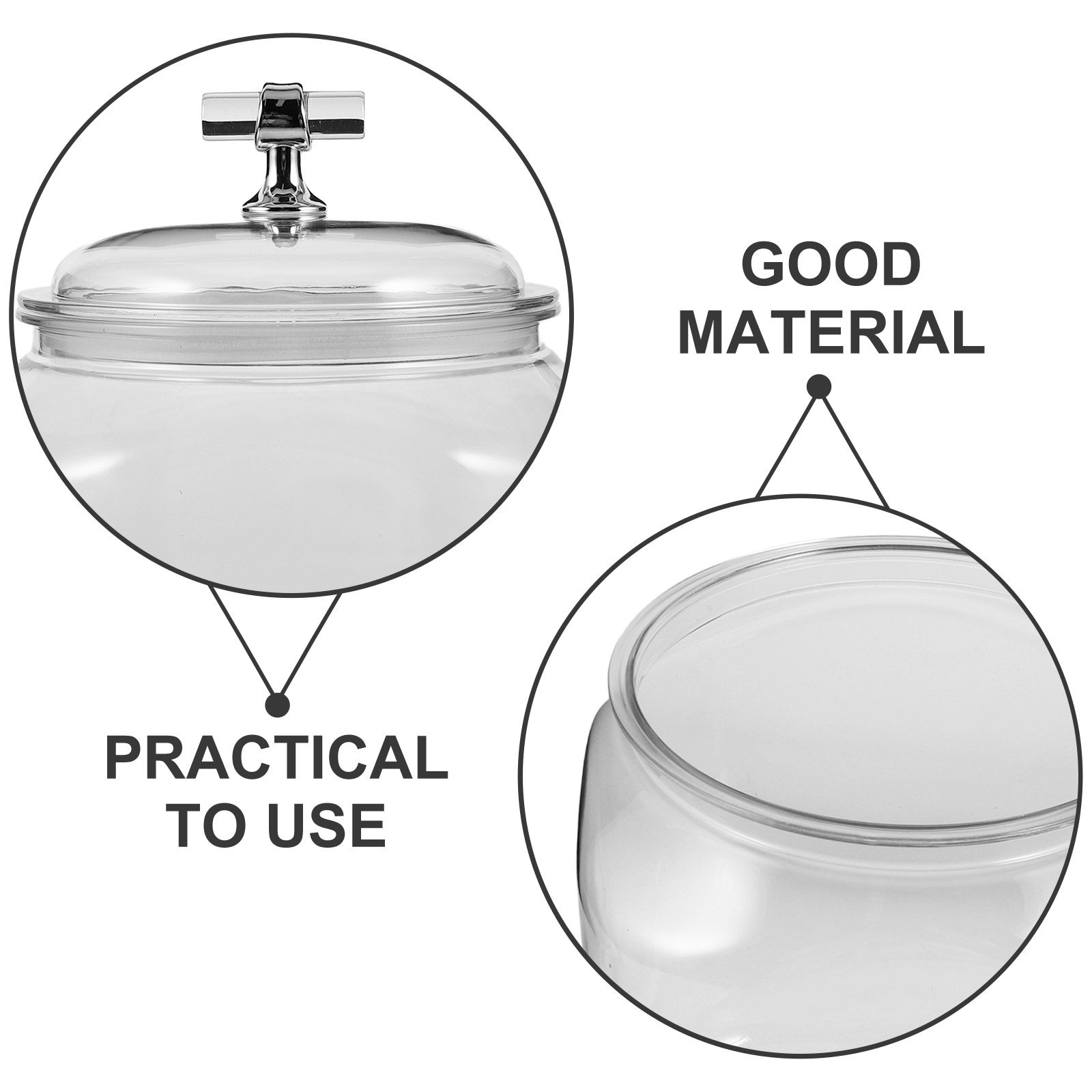 Large Airtight Clear Plastic K - đánh giá và giá Kitchen Baking Pantry