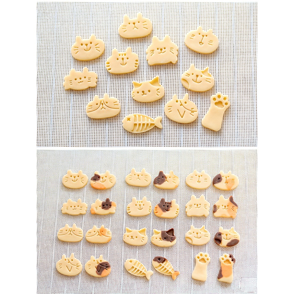 Cute Kitten DIY Stamp Cookie C - đánh giá và giá Kitchen Accessories For Baking