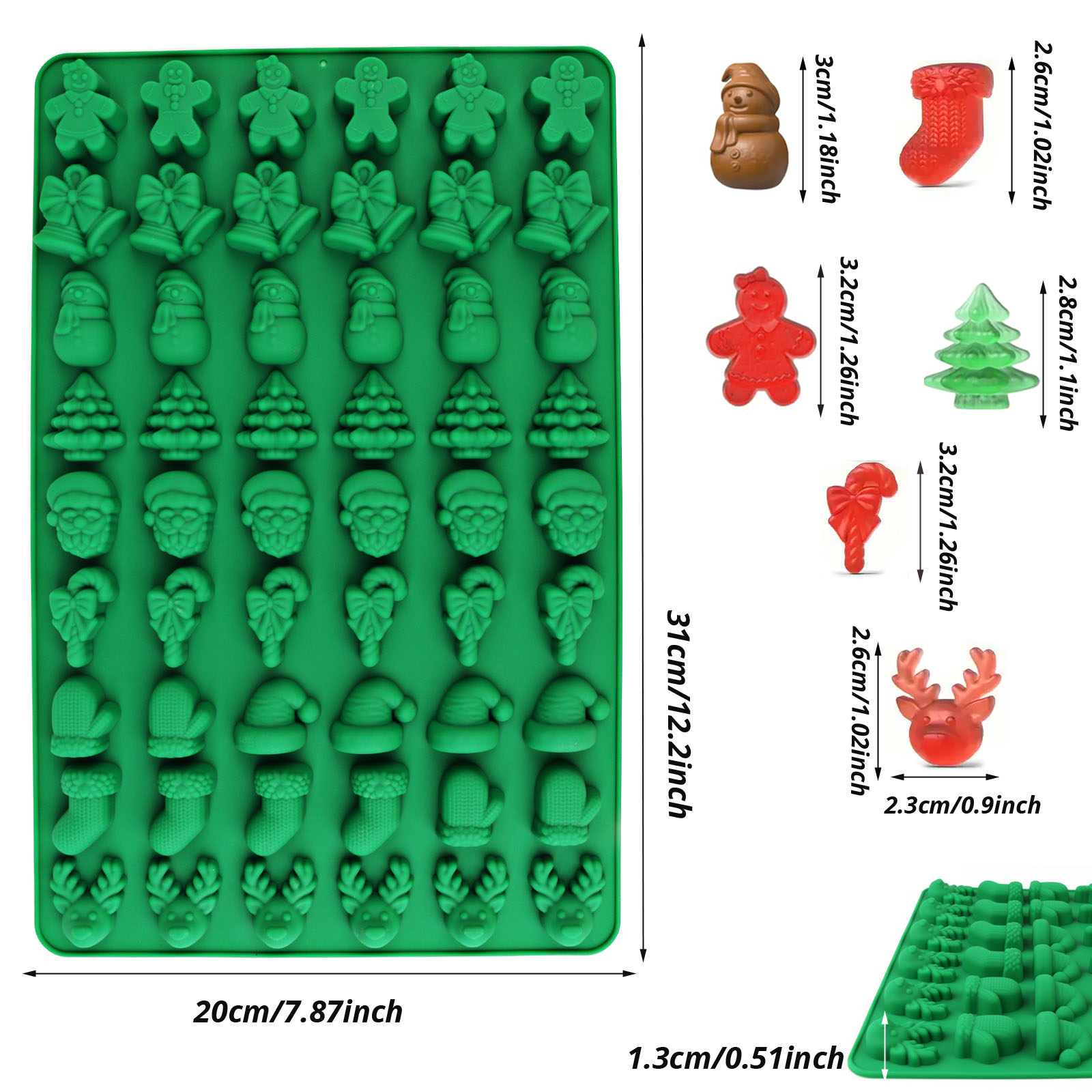 Four Types of Christmas-Themed - đánh giá và giá Kitchen Accessories For Baking