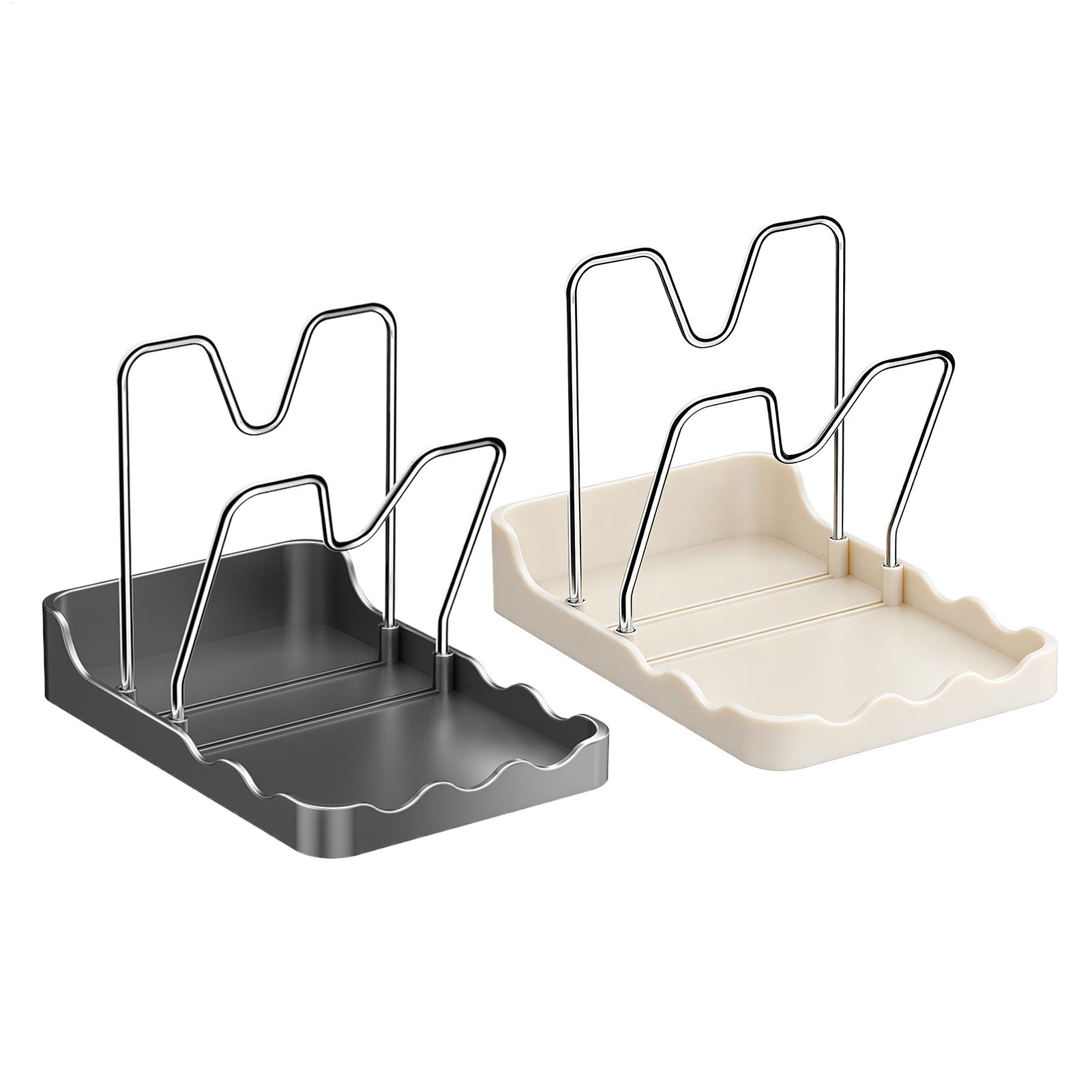Pot Lid Rack Vertical Spoon St - đánh giá và giá Kitchen Baking Pantry