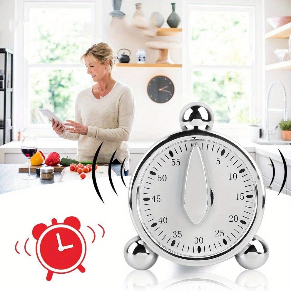 Visible Mechanical Timer, 60-M - đánh giá và giá Kitchen Baking Timer