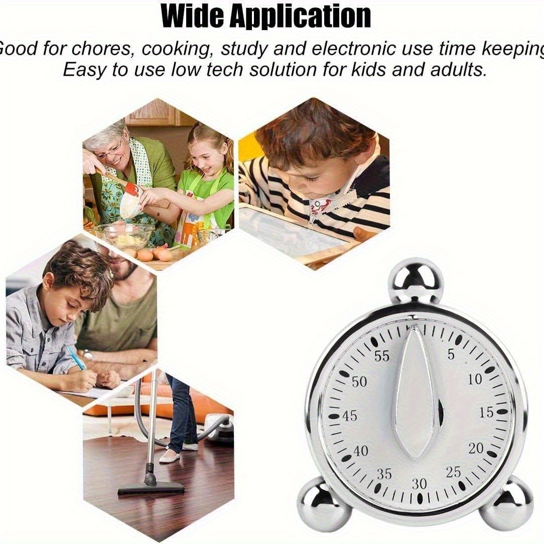 Visible Mechanical Timer, 60-M - đánh giá và giá Kitchen Baking Timer